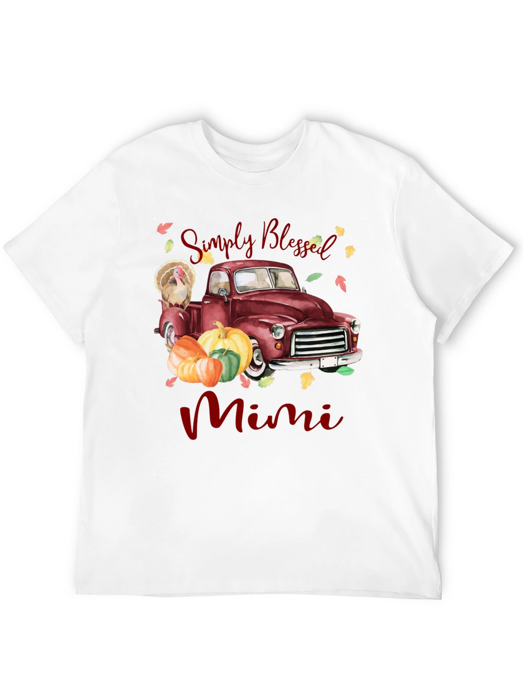 Simply Blessed Mimi Thanksgiving Truck T-Shirt