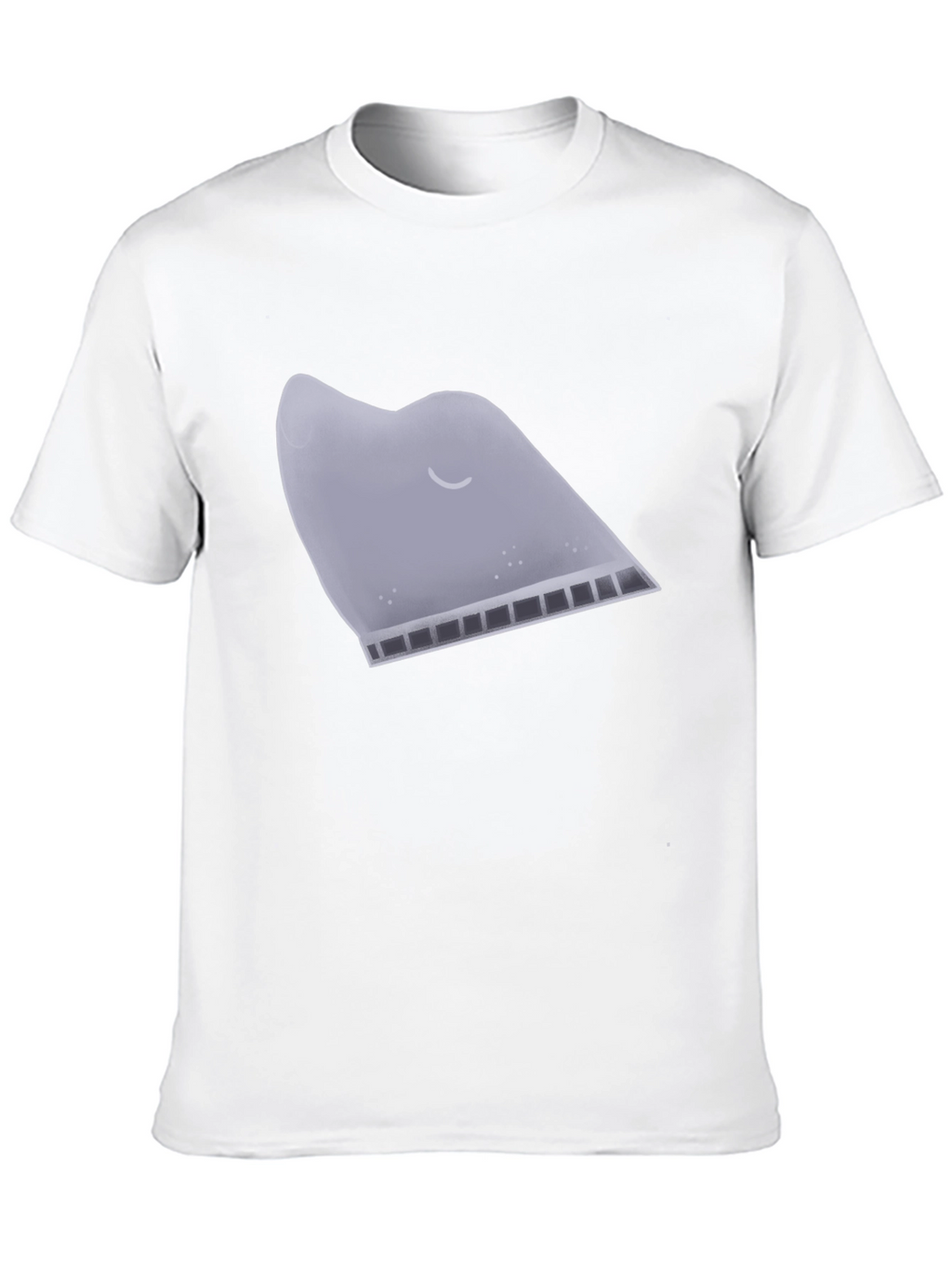 Mens Black Tee - Sleepy Teabag Design