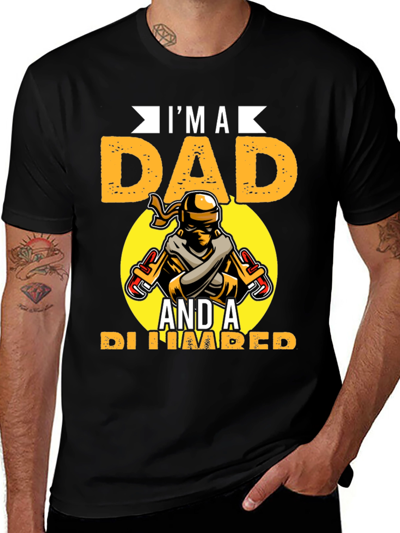 Im A Dad And A Plumber Graphic Tee