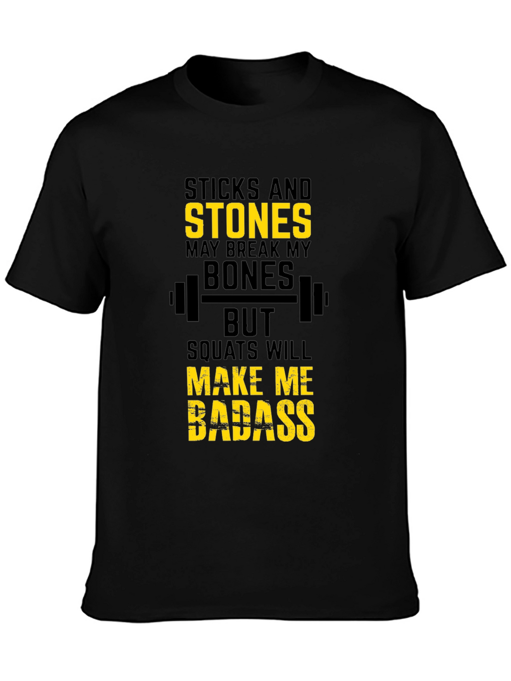 Sticks and Stones Squat T-Shirt