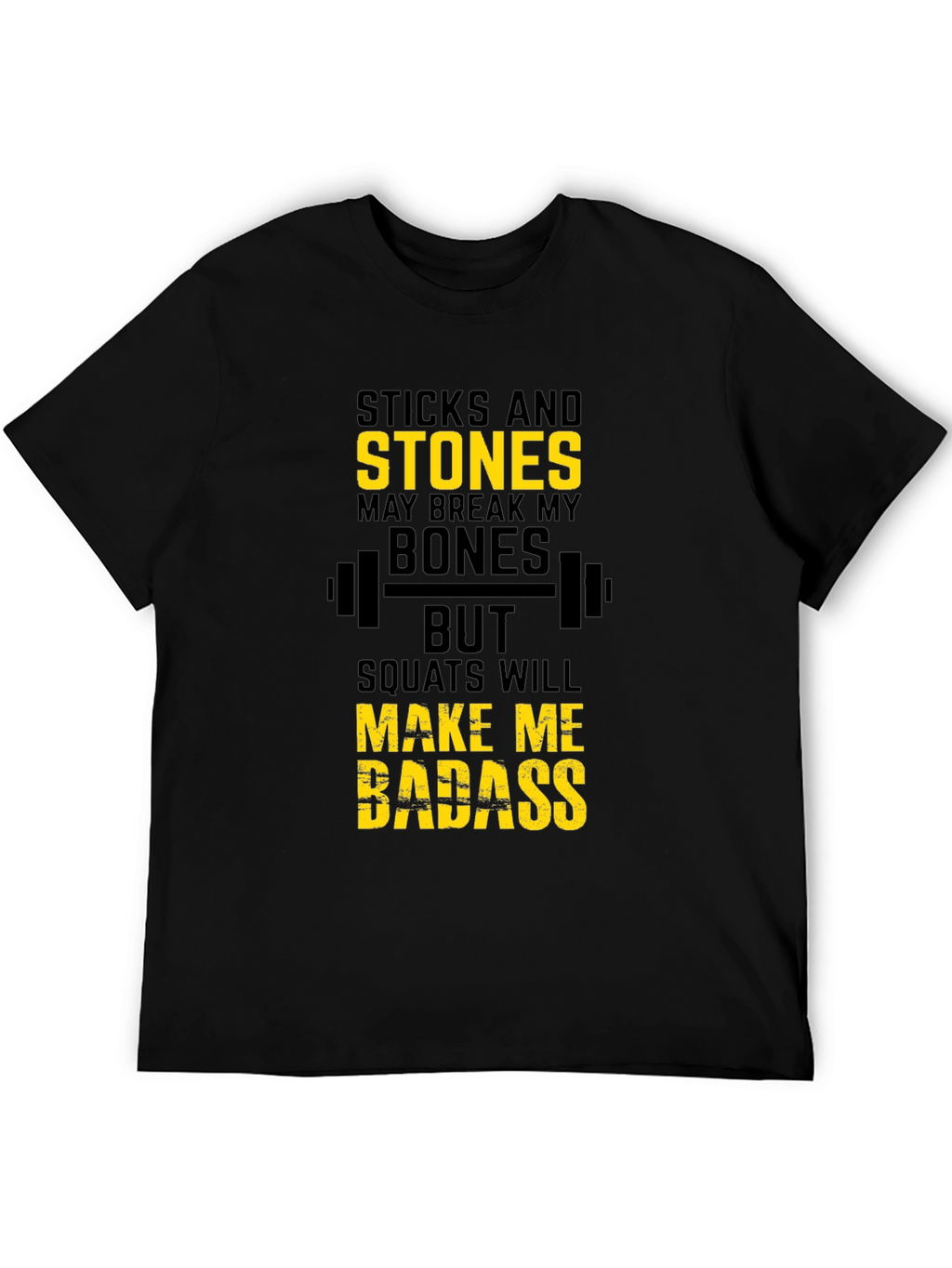 Sticks and Stones Squat T-Shirt