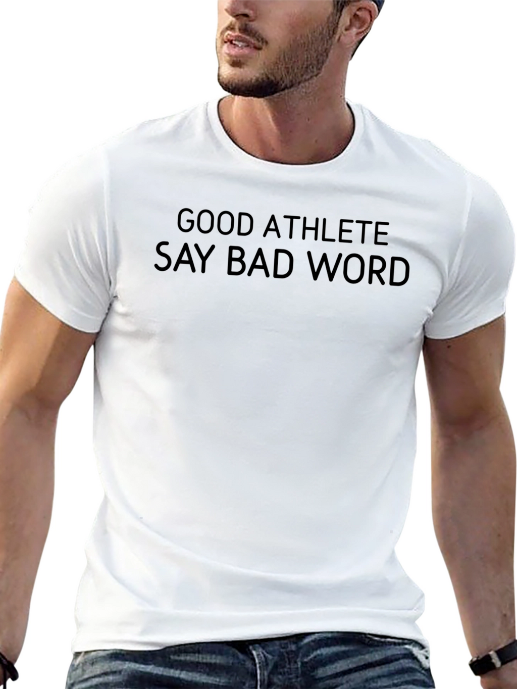 Good Athlete Bad Word T-Shirt
