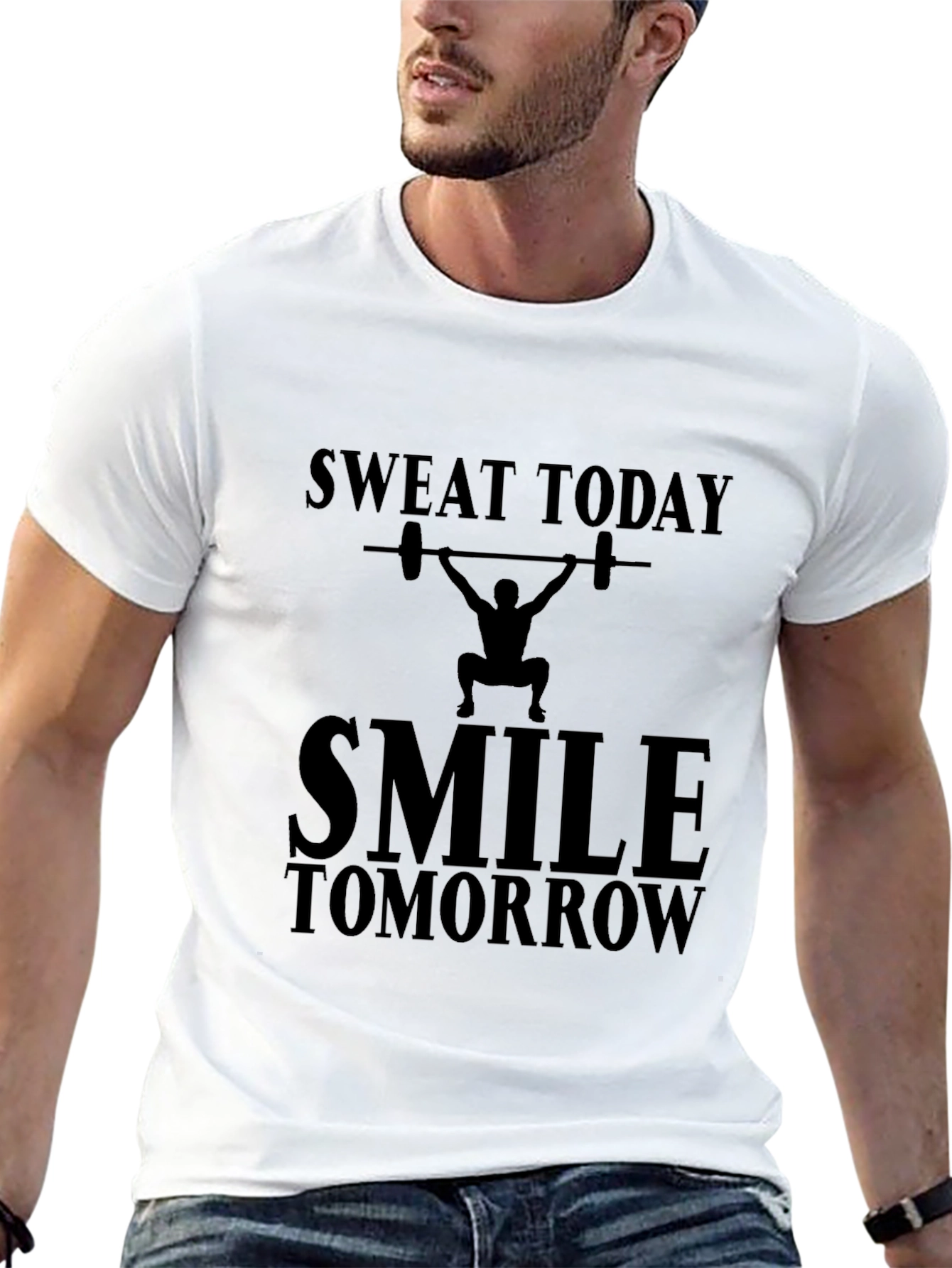 Sweat Today Smile Tomorrow Graphic Tee