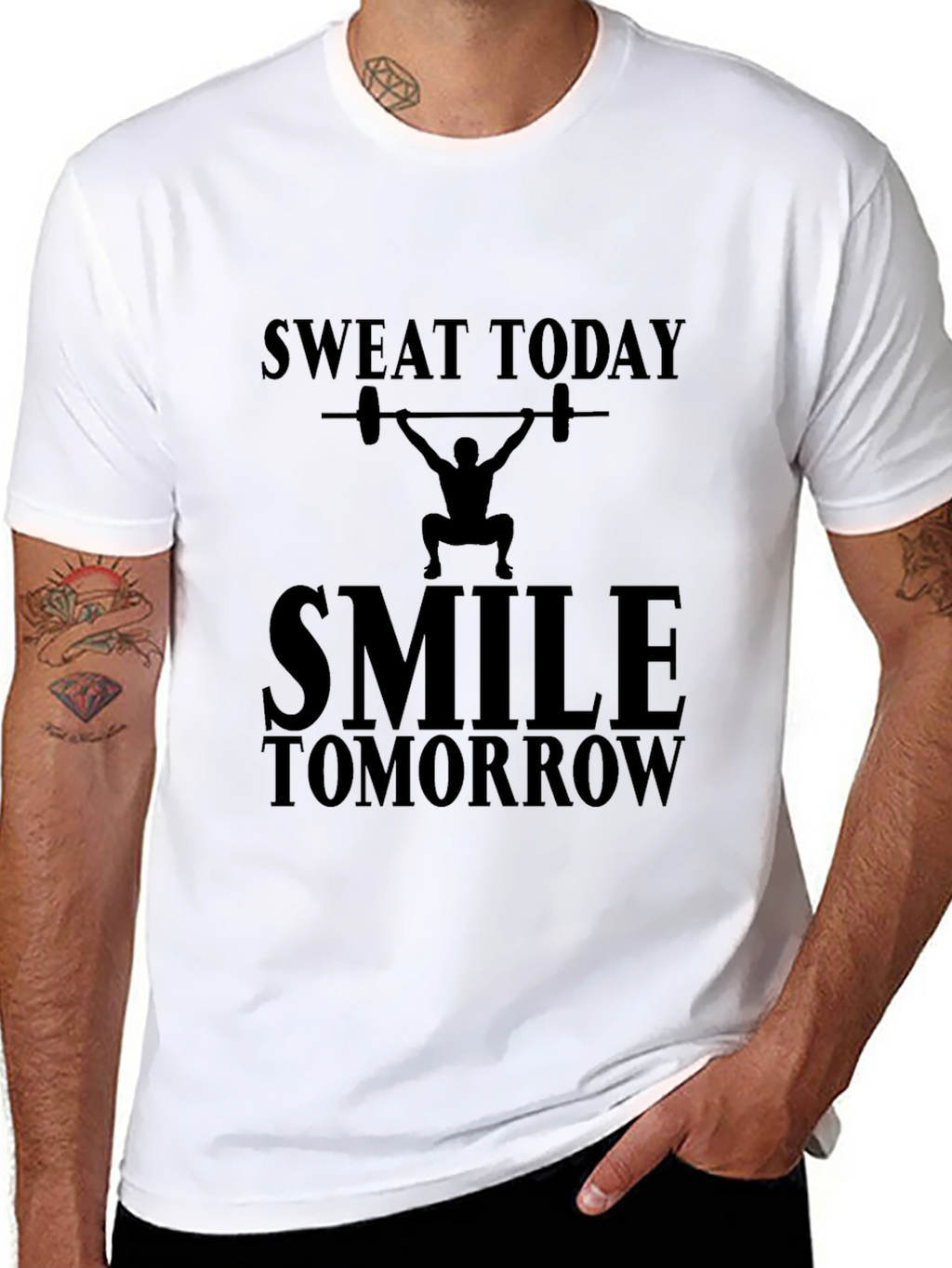 Sweat Today Smile Tomorrow Graphic Tee
