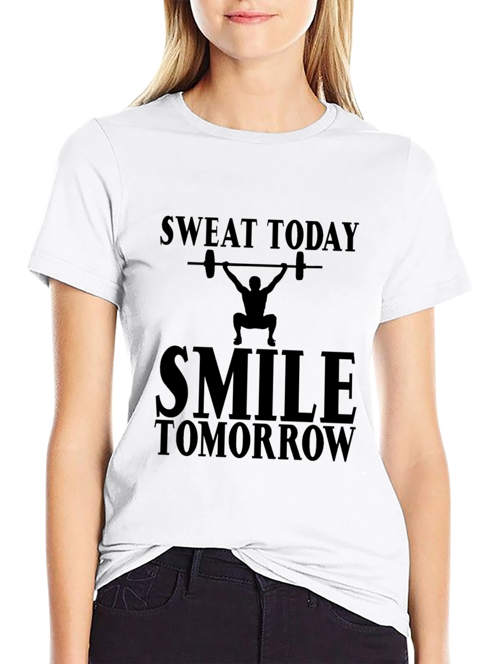 Sweat Today Smile Tomorrow Graphic Tee