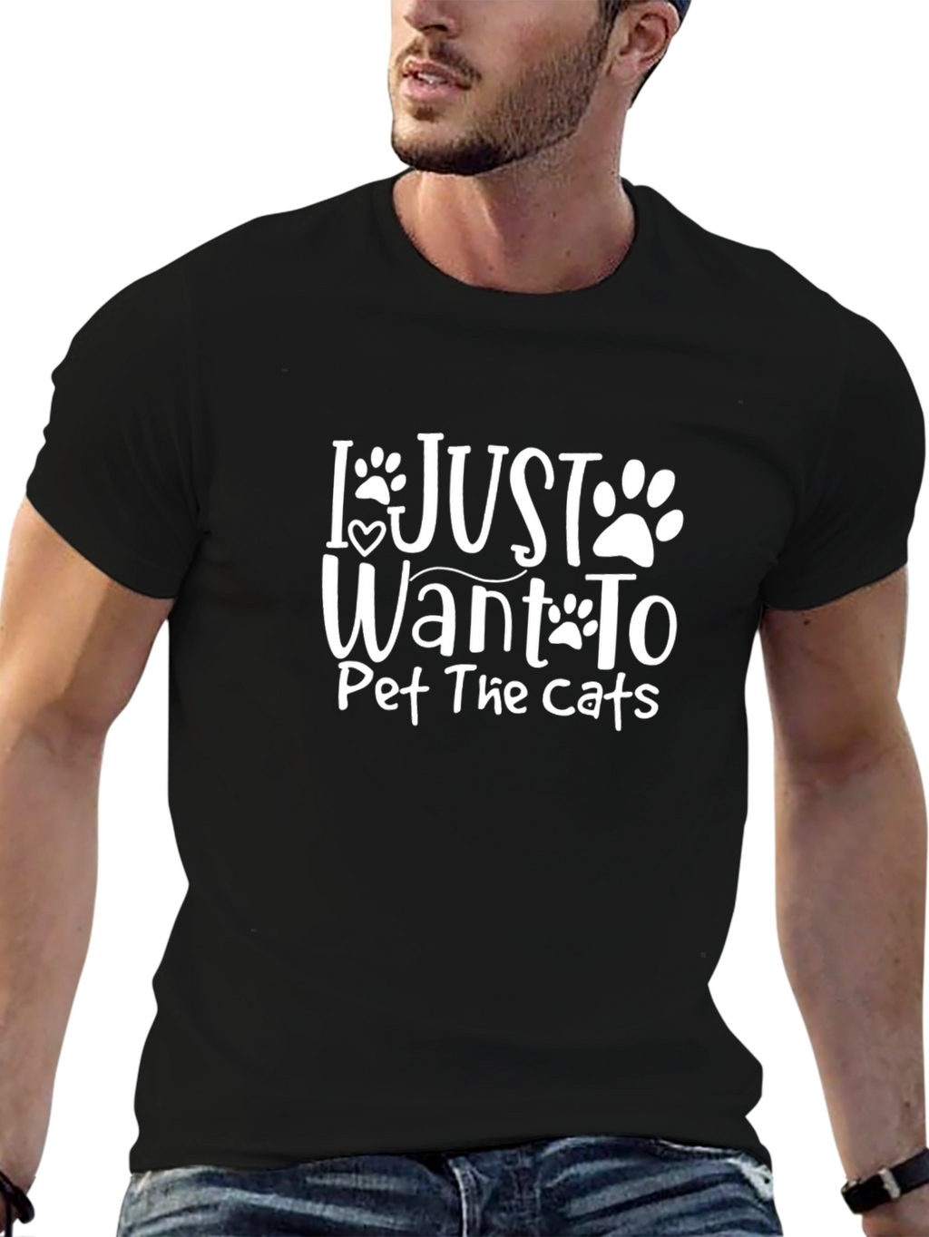 I Just Want to Pet the Cats T-Shirt