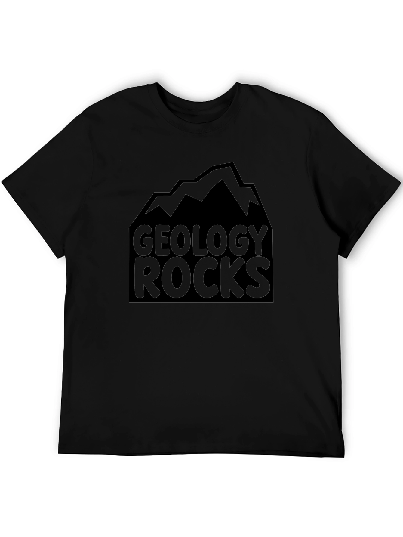 Geology Rocks Black Graphic Tee