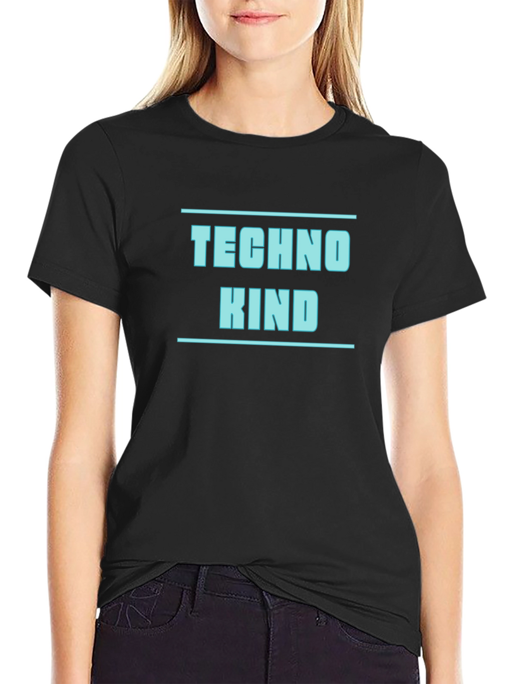 Techno Kind Black T-Shirt - Cool Graphic Tee
