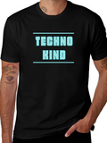 Techno Kind Black T-Shirt - Cool Graphic Tee