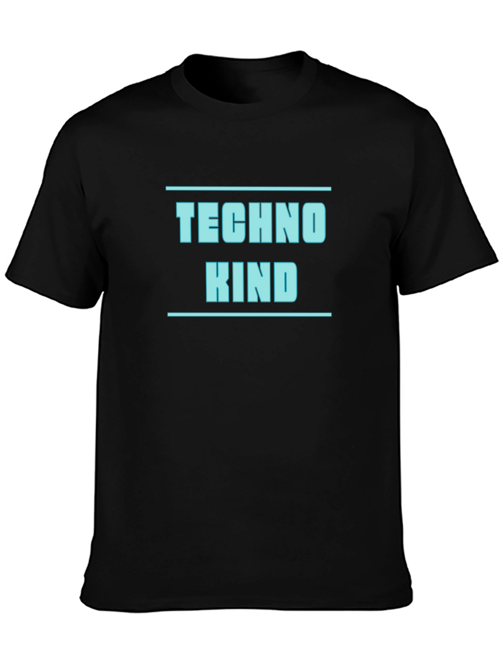 Techno Kind Black T-Shirt - Cool Graphic Tee