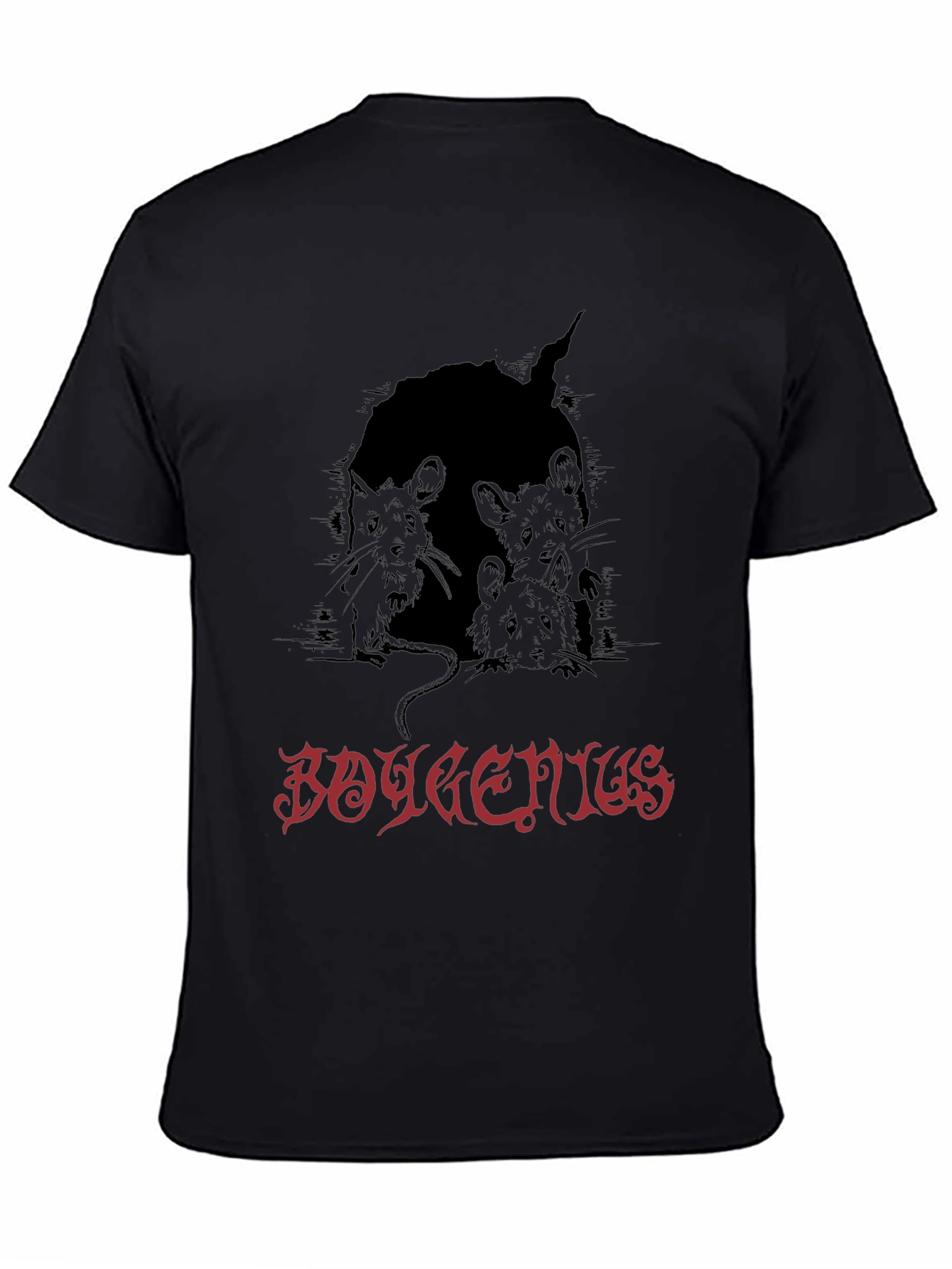 Boygenius Mice Band Tee - Black Graphic T-Shirt