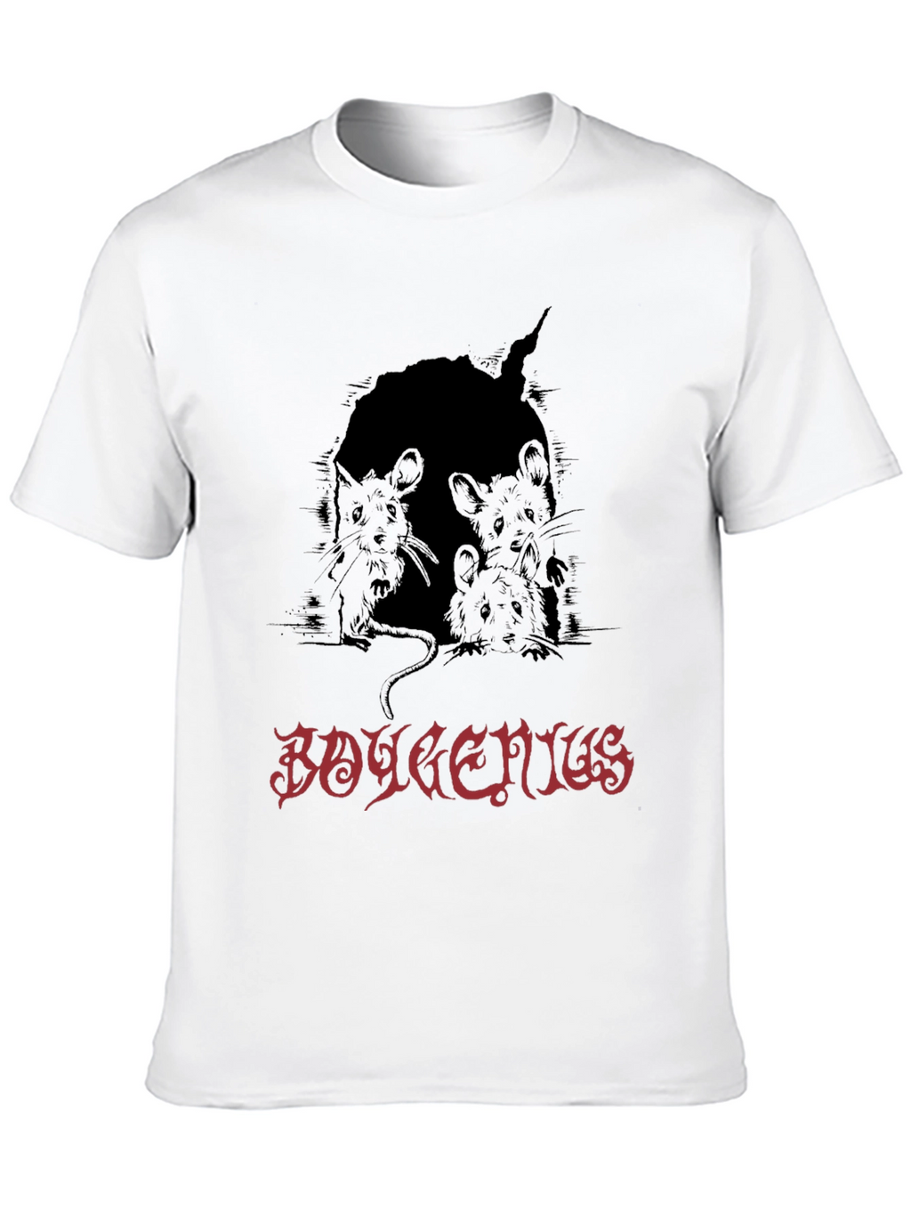 Boygenius Mice Band Tee - Black Graphic T-Shirt