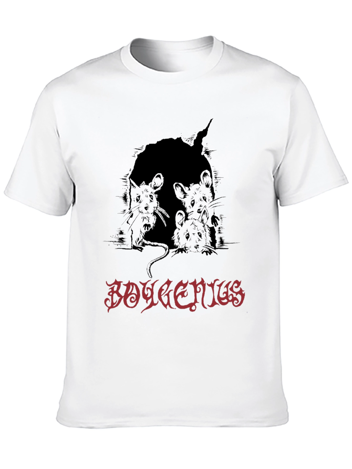 Boygenius Mice Band Tee - Black Graphic T-Shirt