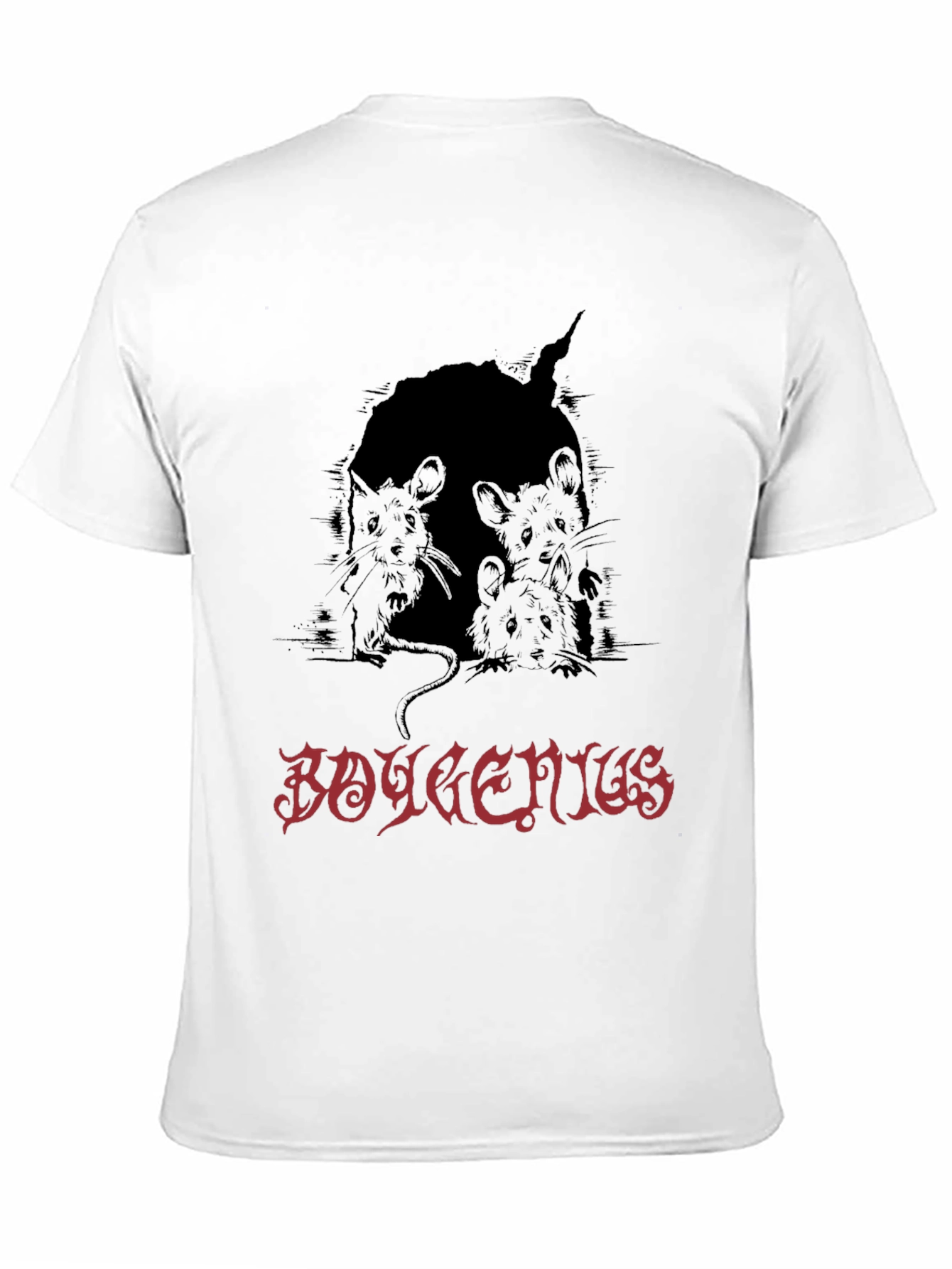 Boygenius Mice Band Tee - Black Graphic T-Shirt
