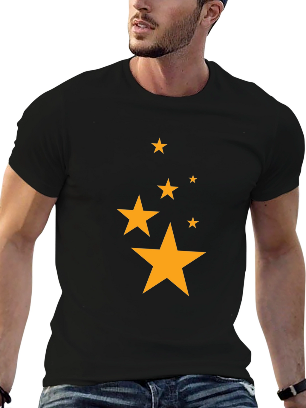 Starry Black T-Shirt