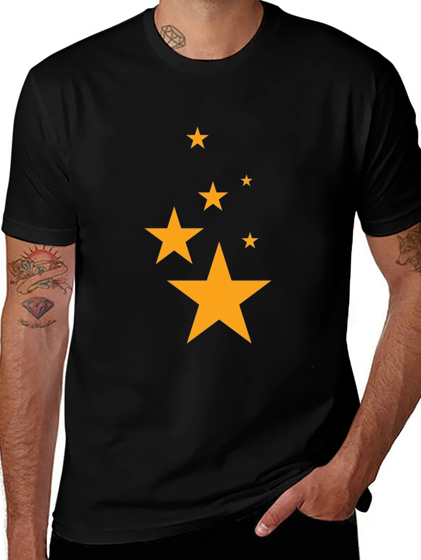 Starry Black T-Shirt