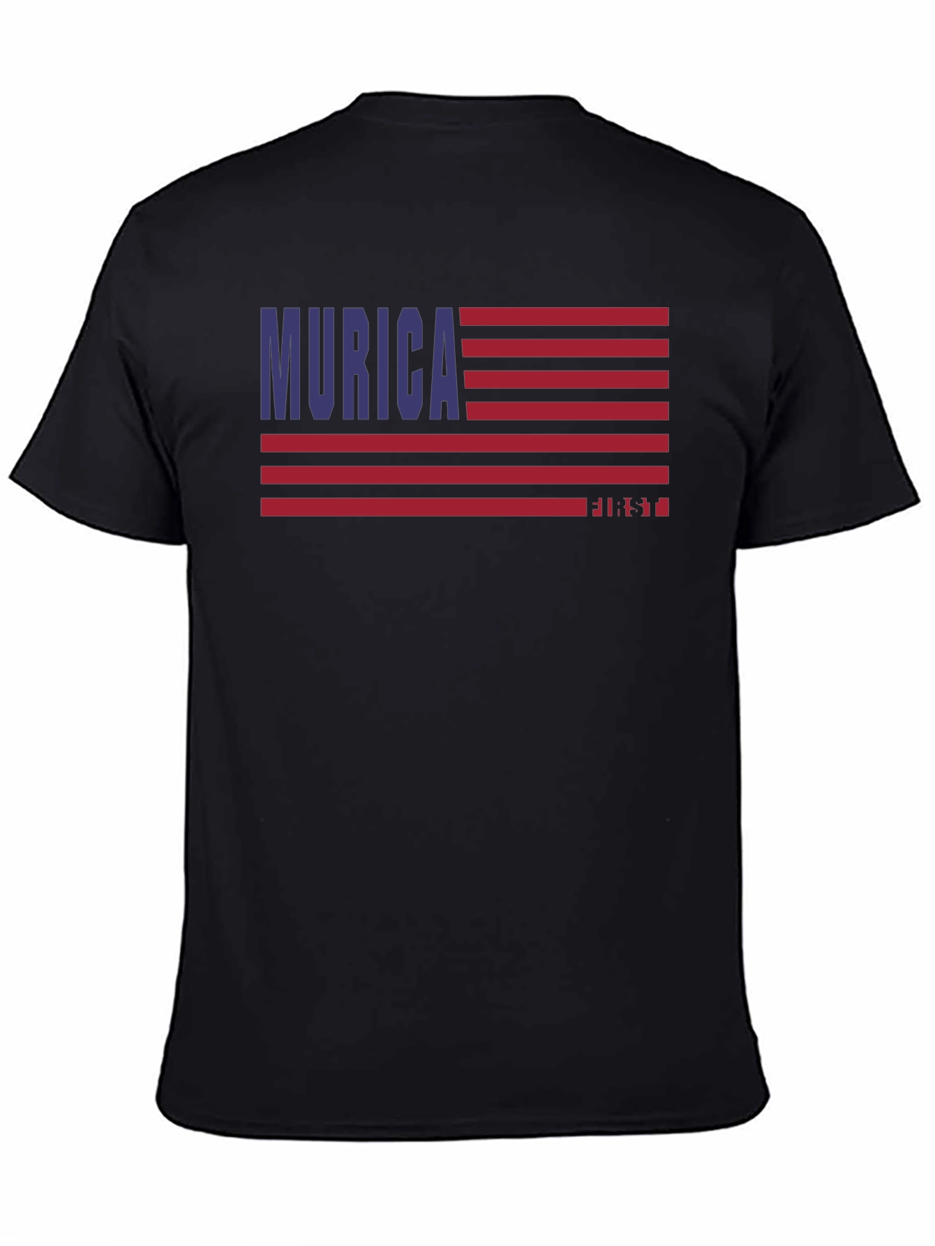 Murica Flag Graphic Tee - Patriotic T-Shirt
