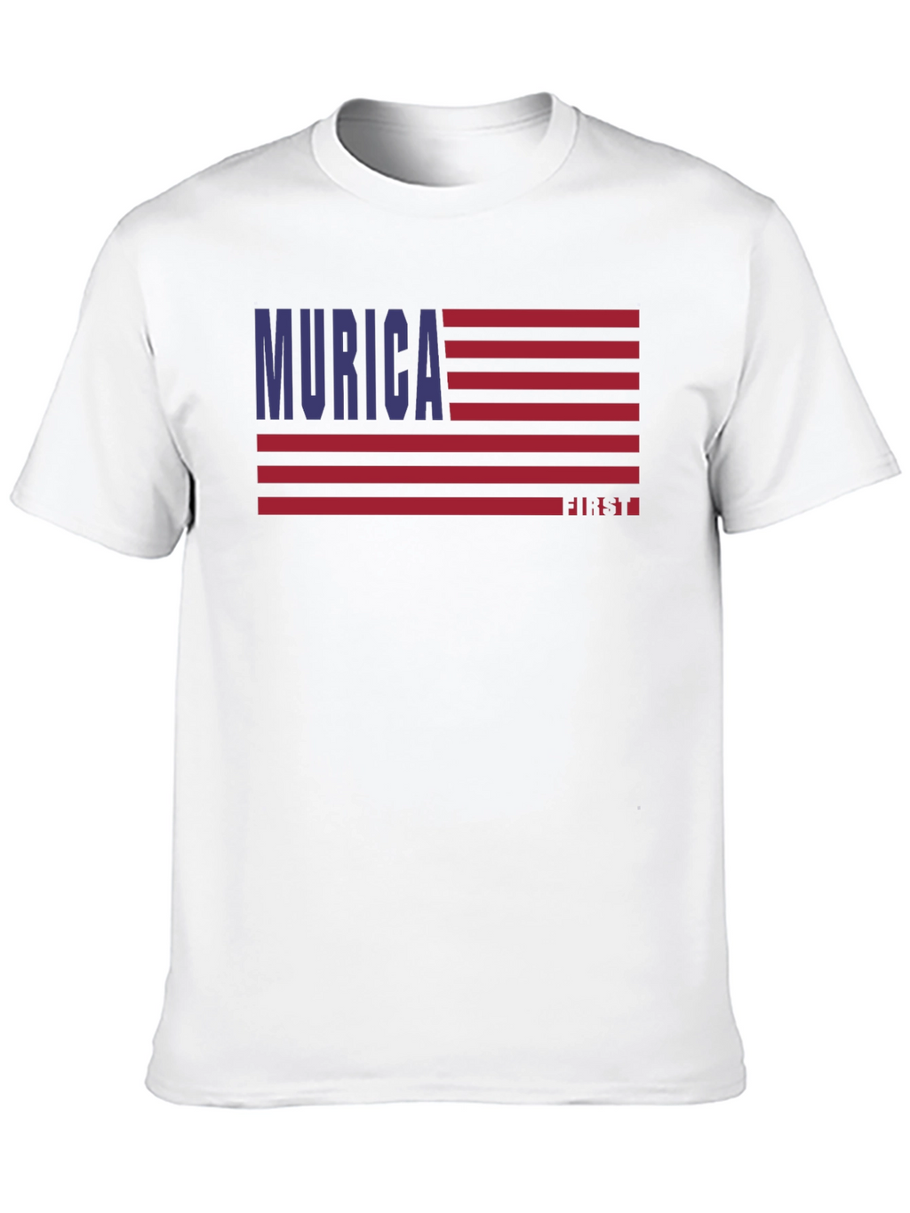 Murica Flag Graphic Tee - Patriotic T-Shirt