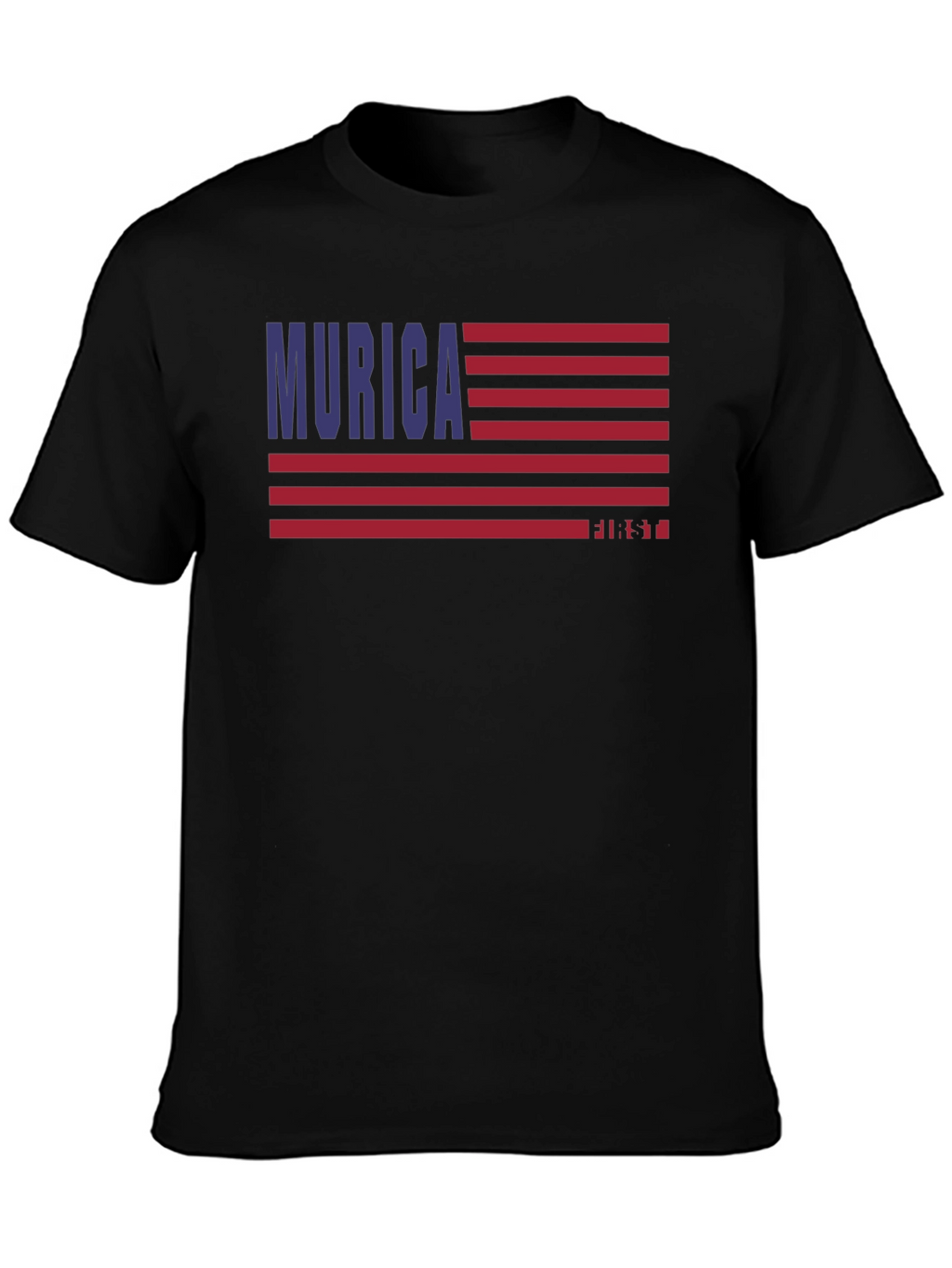 Murica Flag Graphic Tee - Patriotic T-Shirt