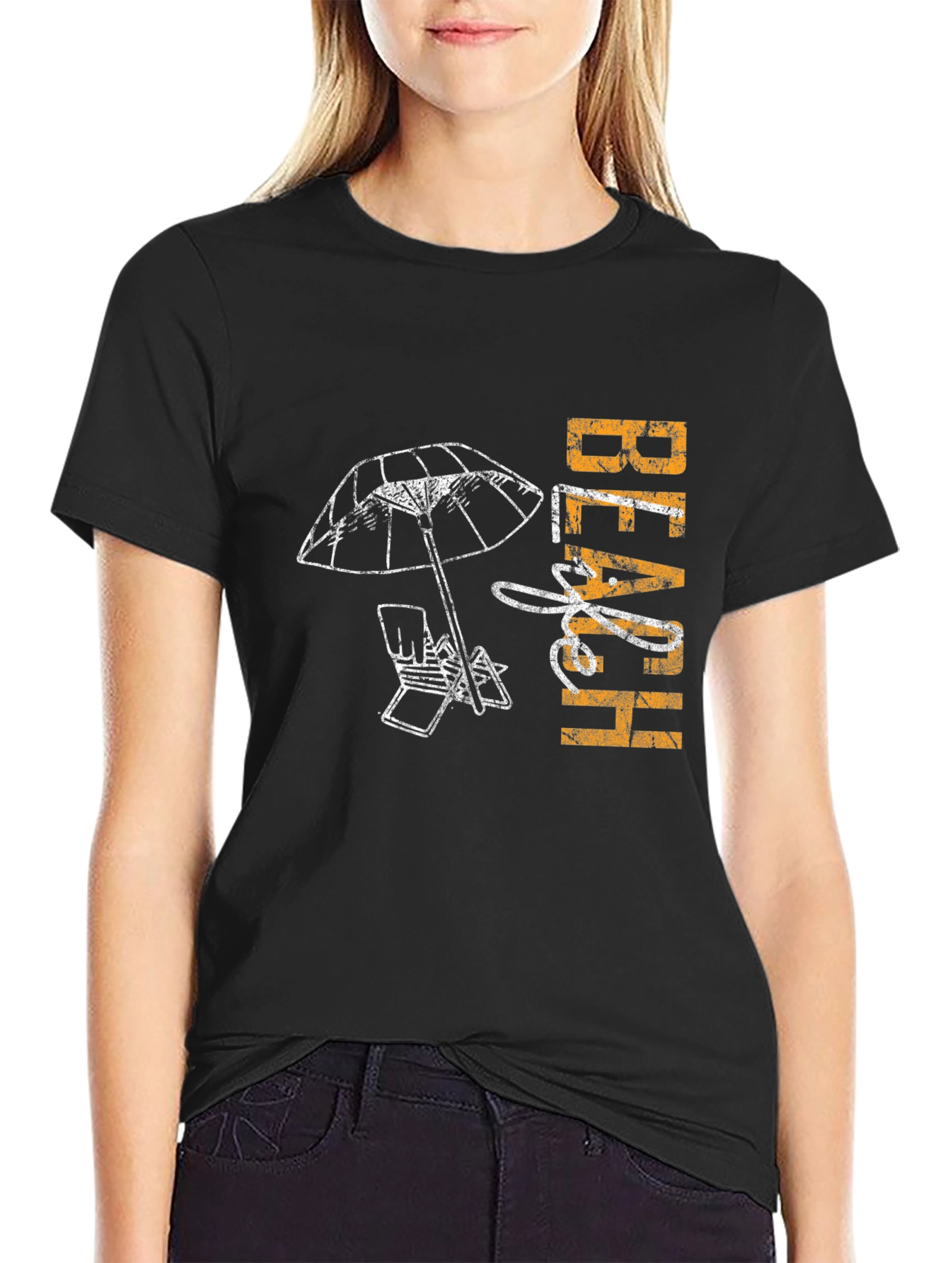 Beach Life Graphic Tee - Relaxed Coastal Style