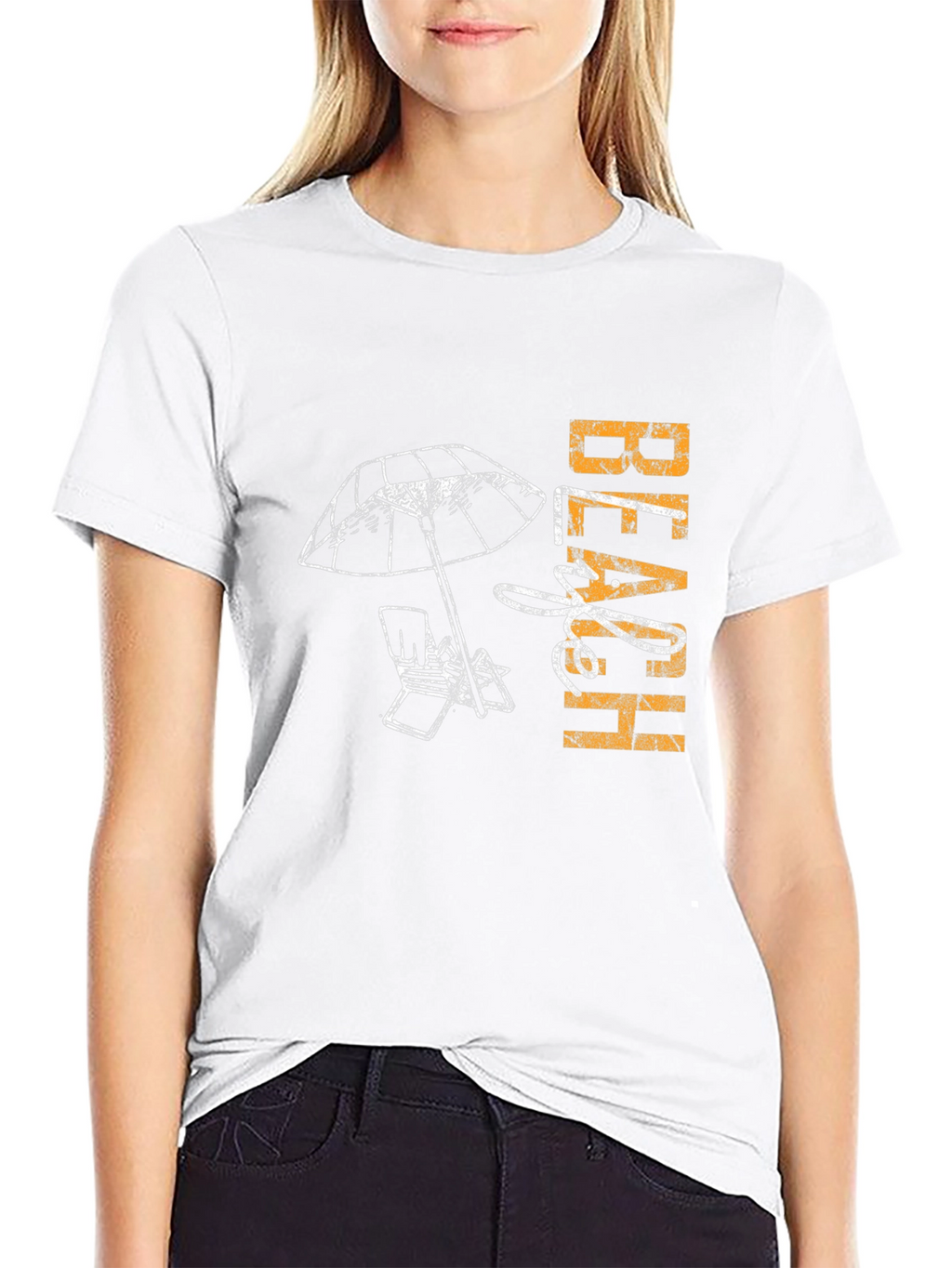 Beach Life Graphic Tee - Relaxed Coastal Style