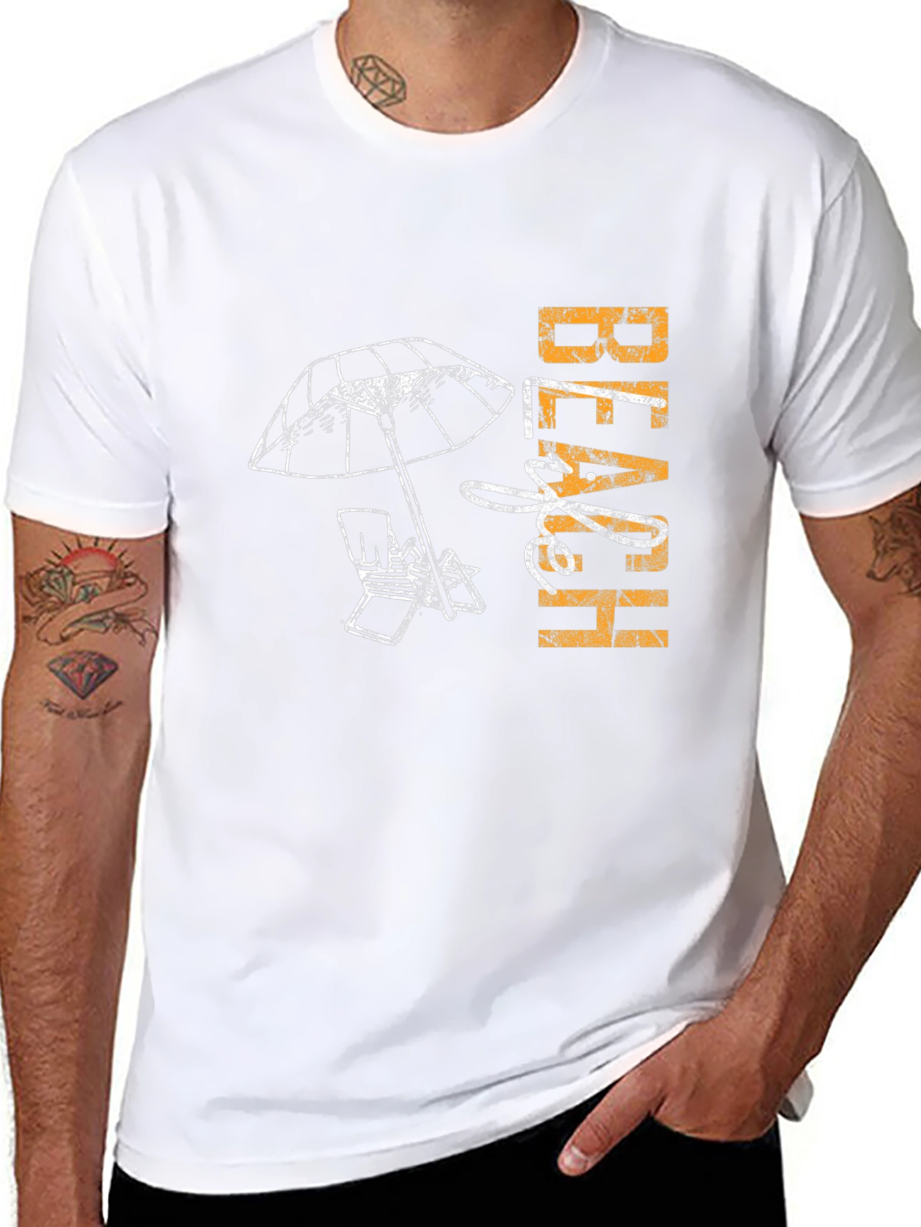 Beach Life Graphic Tee - Relaxed Coastal Style