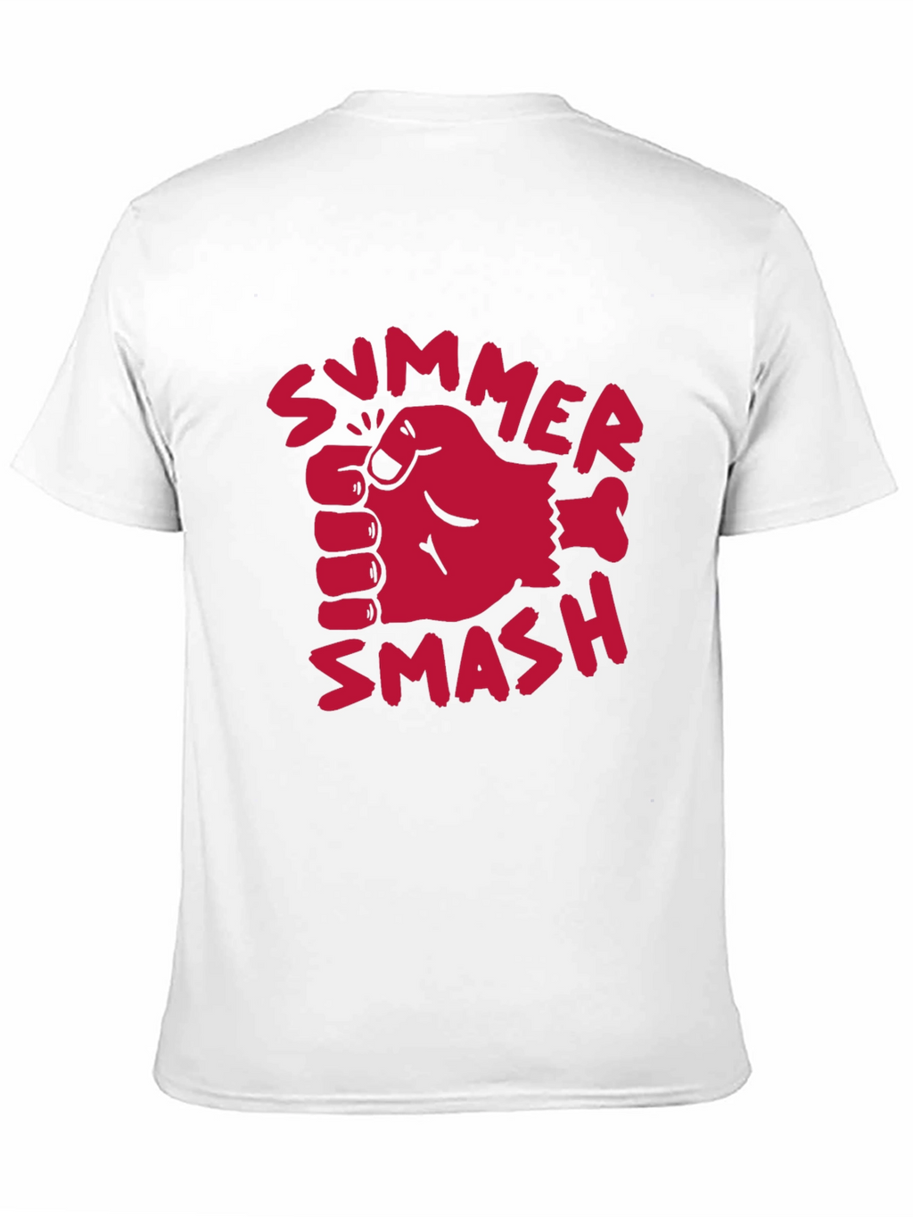 Summer Smash Graphic Tee - Bold Black Cotton T-Shirt