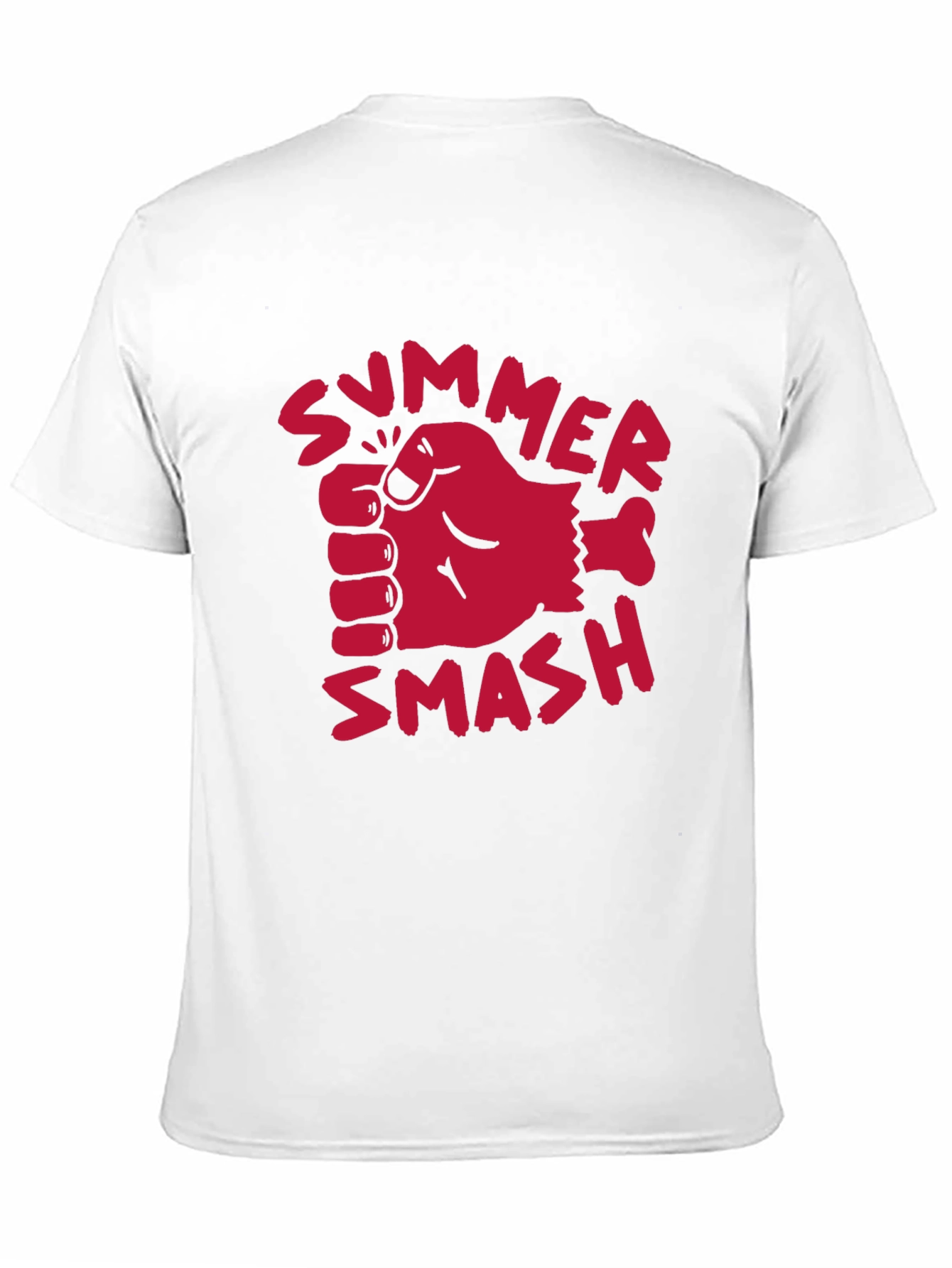 Summer Smash Graphic Tee - Bold Black Cotton T-Shirt