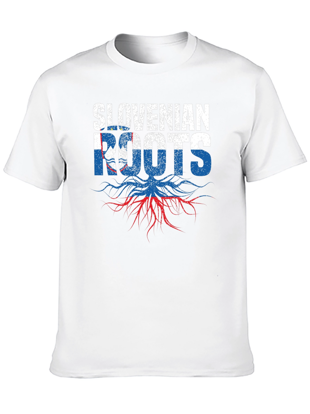 Slovenian Roots Graphic T-Shirt - Black
