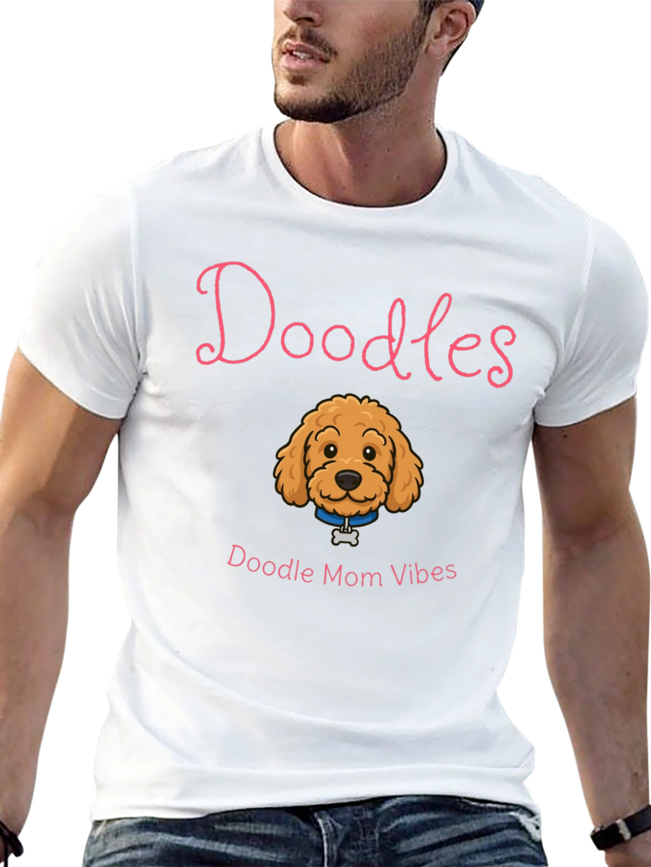 Doodle Mom Vibes T-Shirt - Cute Dog Lover Tee
