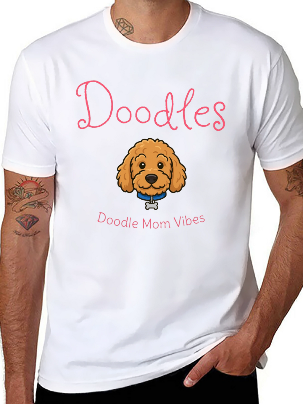 Doodle Mom Vibes T-Shirt - Cute Dog Lover Tee