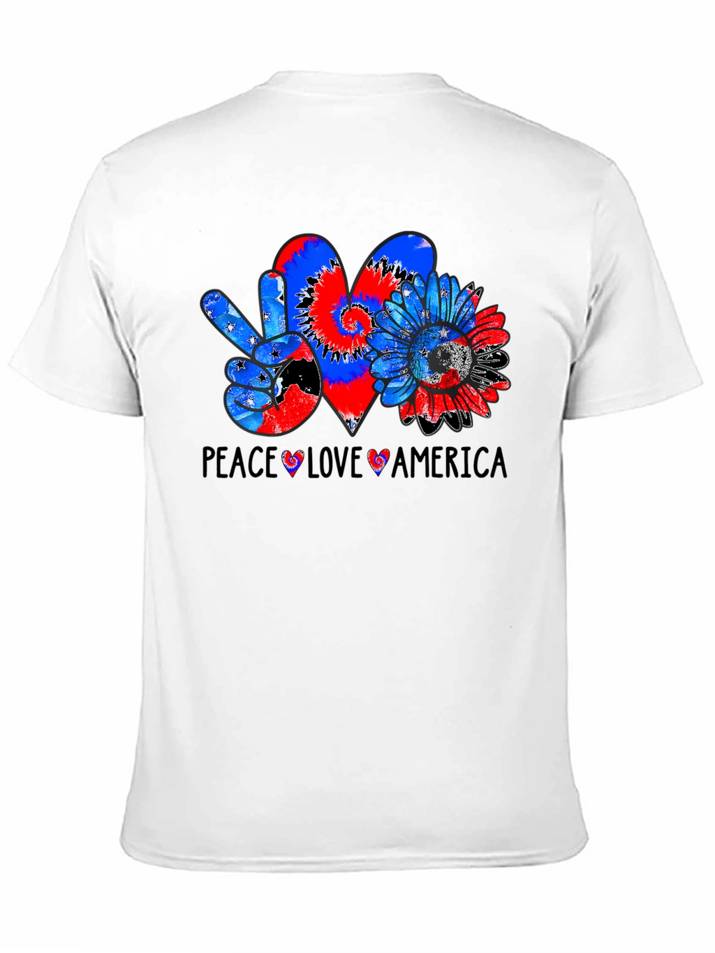 Peace Love America Graphic Tee