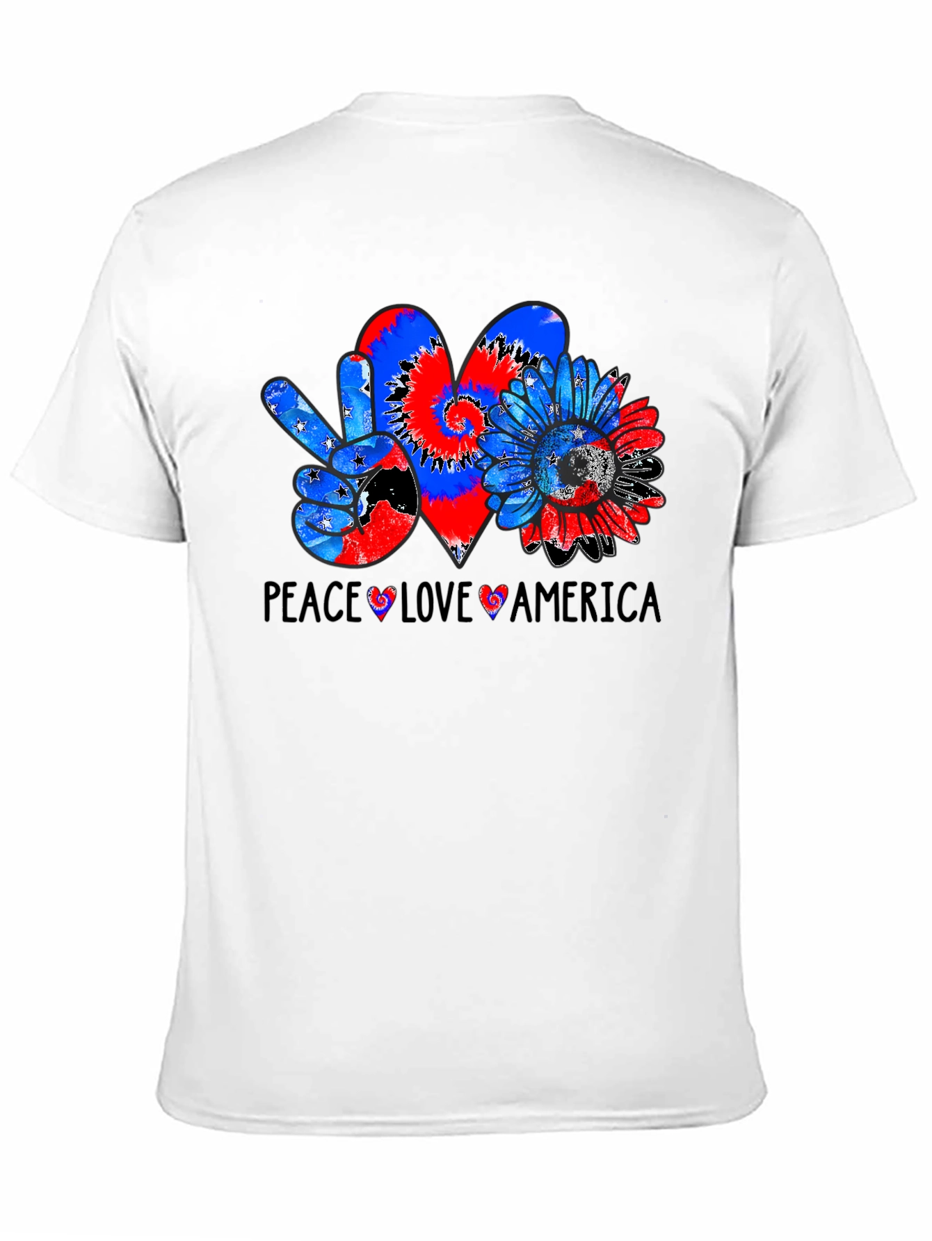 Peace Love America Graphic Tee