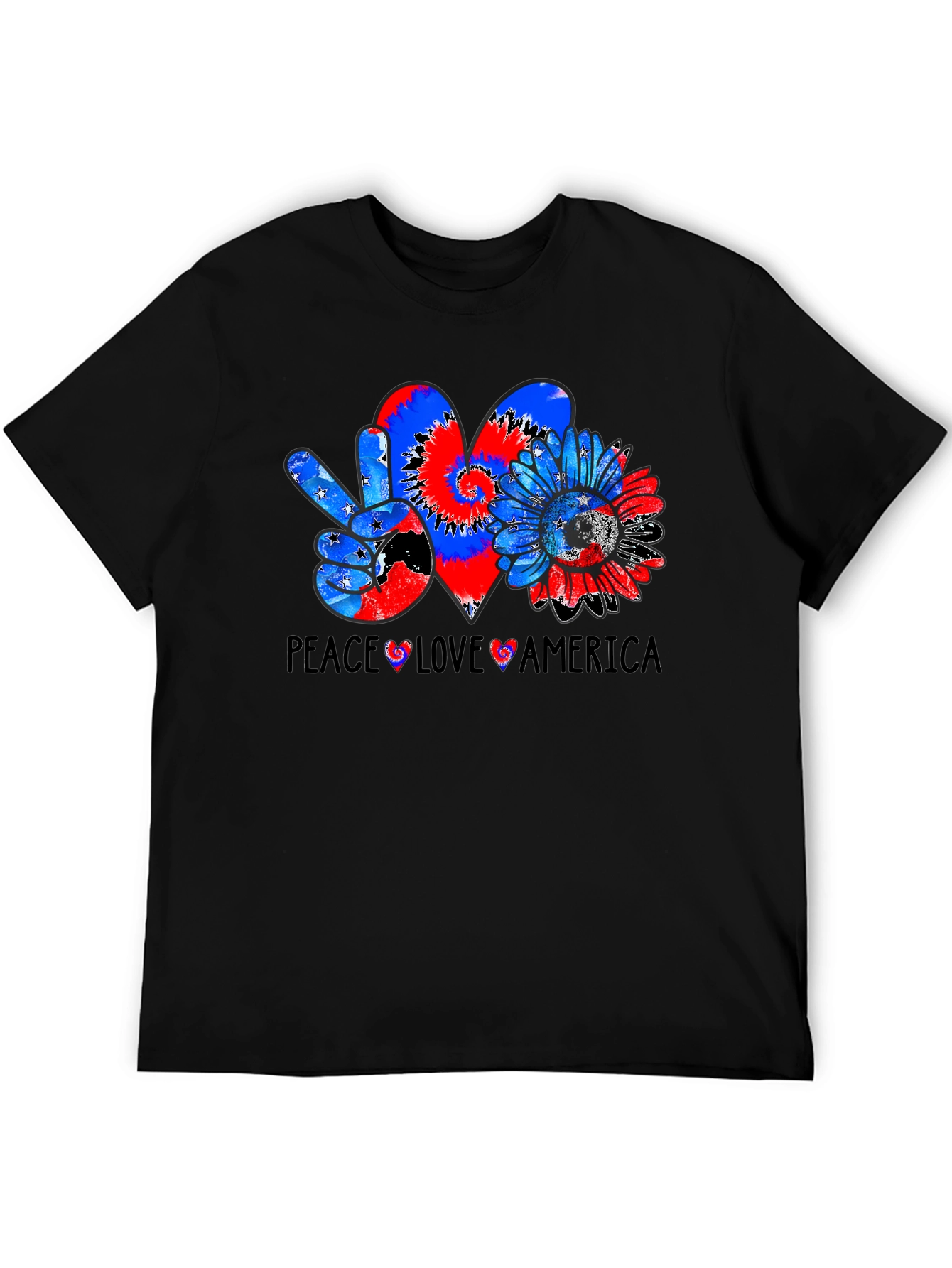 Peace Love America Graphic Tee
