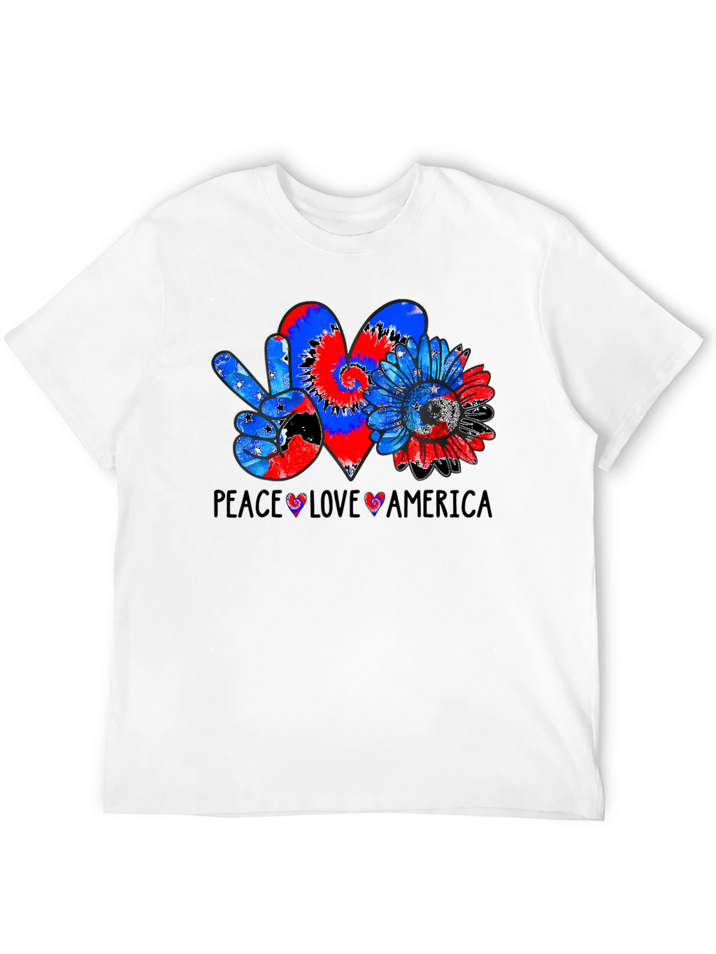 Peace Love America Graphic Tee