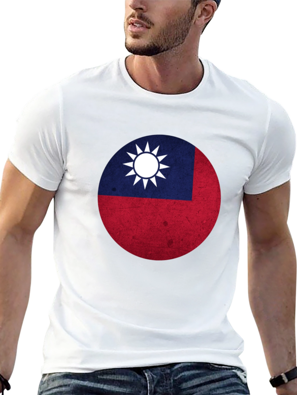 Taiwan Flag Graphic Tee - Stylish Patriotic Shirt