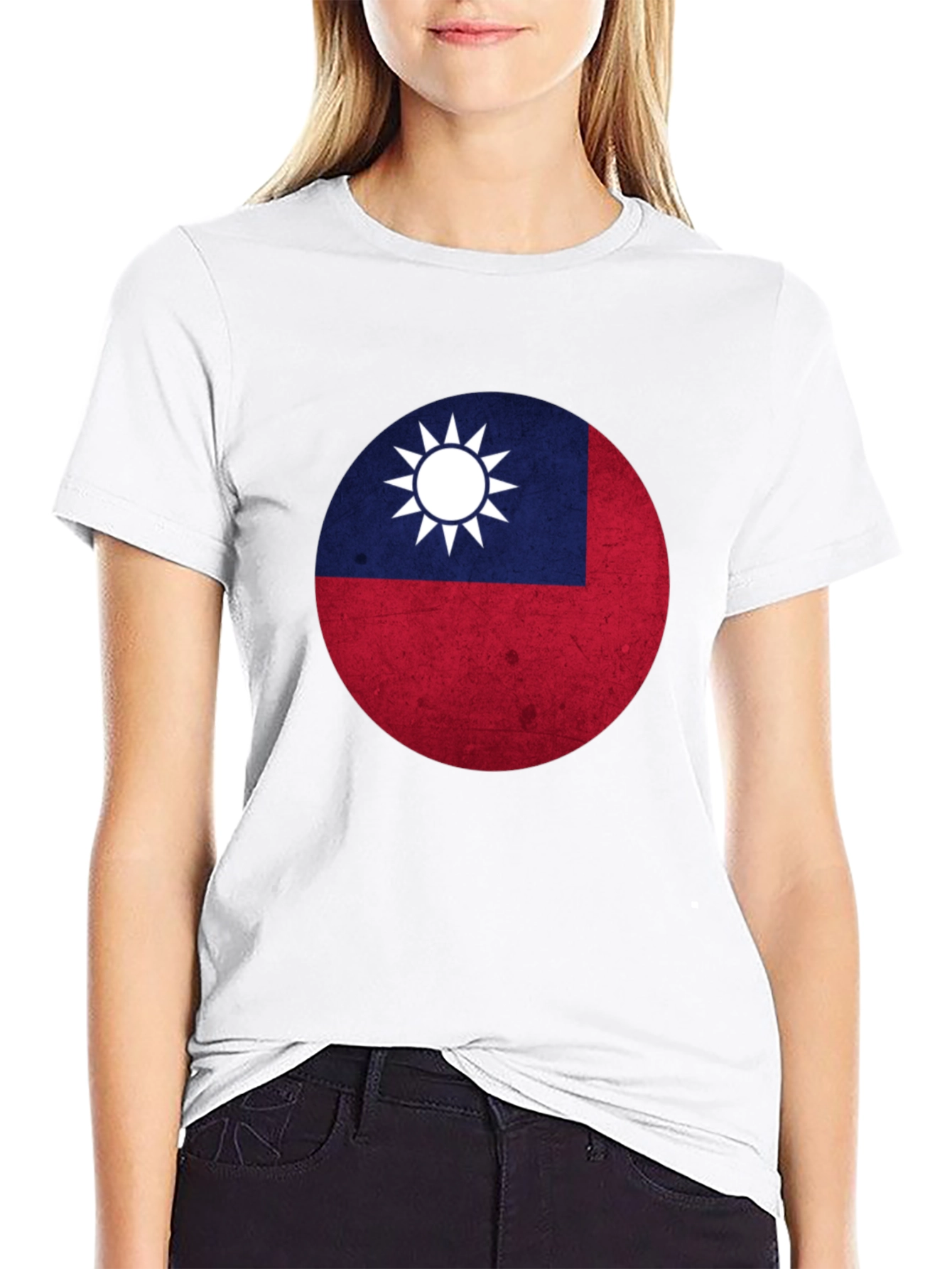 Taiwan Flag Graphic Tee - Stylish Patriotic Shirt