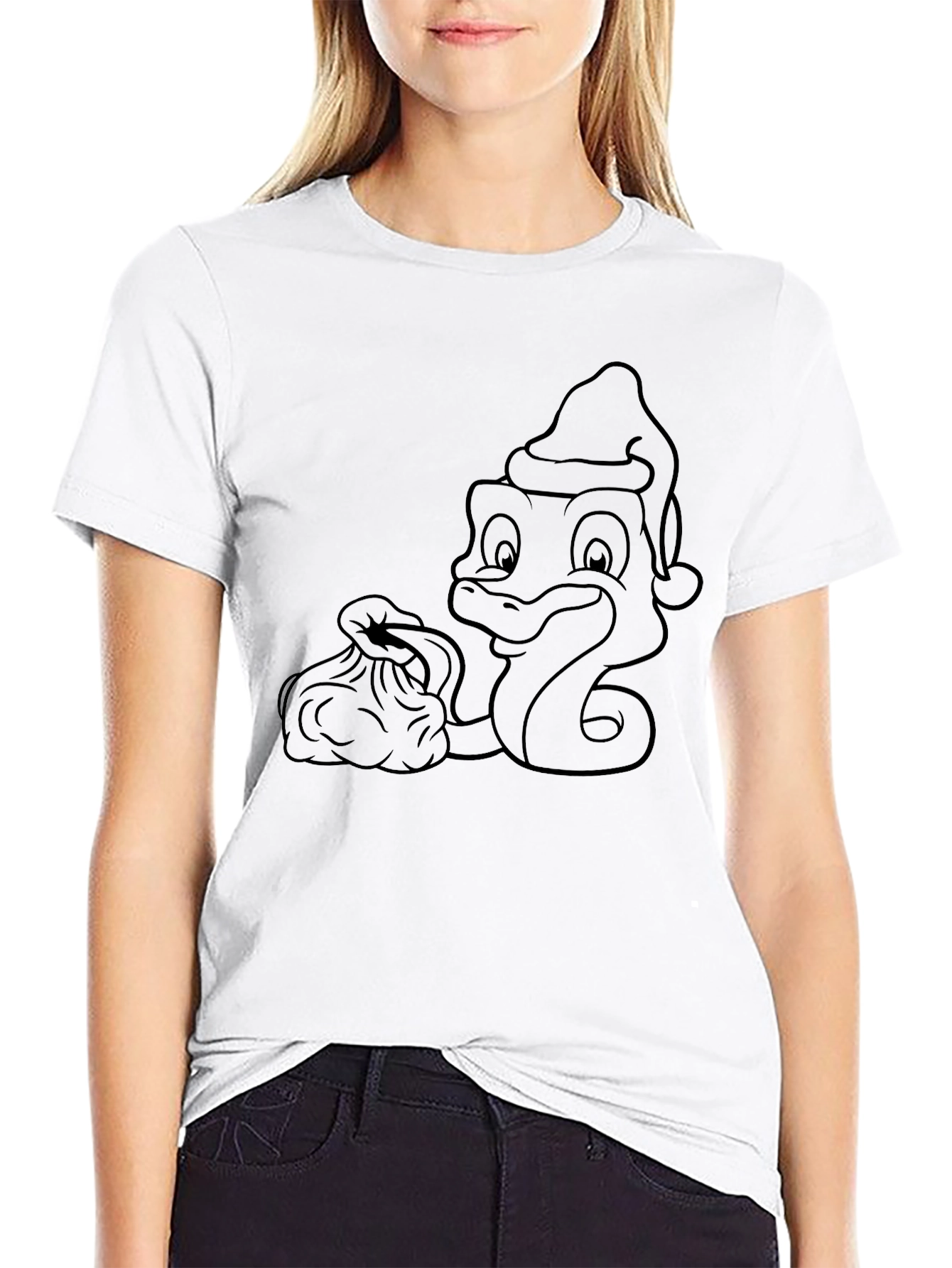 Santa Duck Graphic Tee - Holiday Style