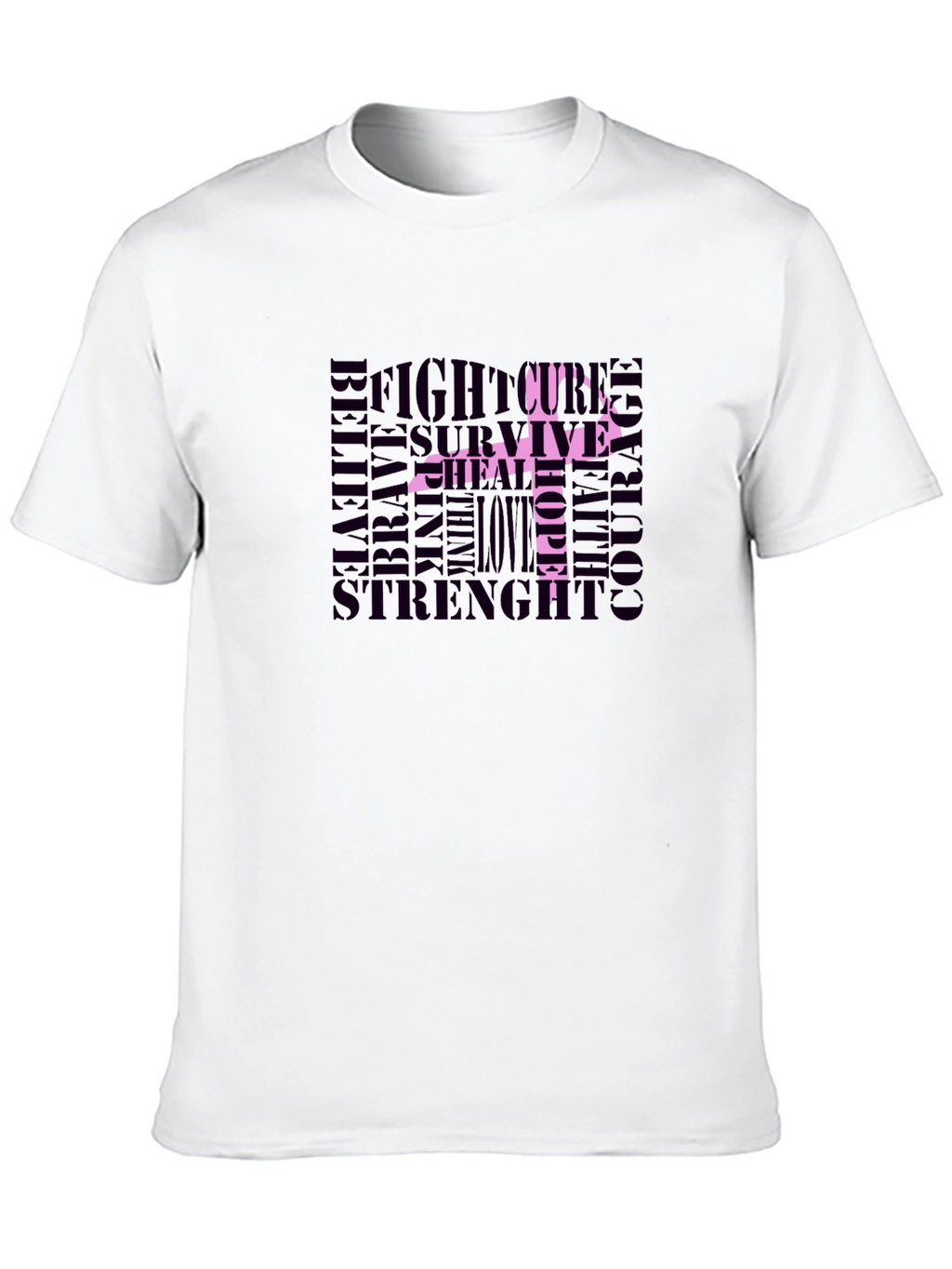 Breast Cancer Awareness Ribbon T-Shirt