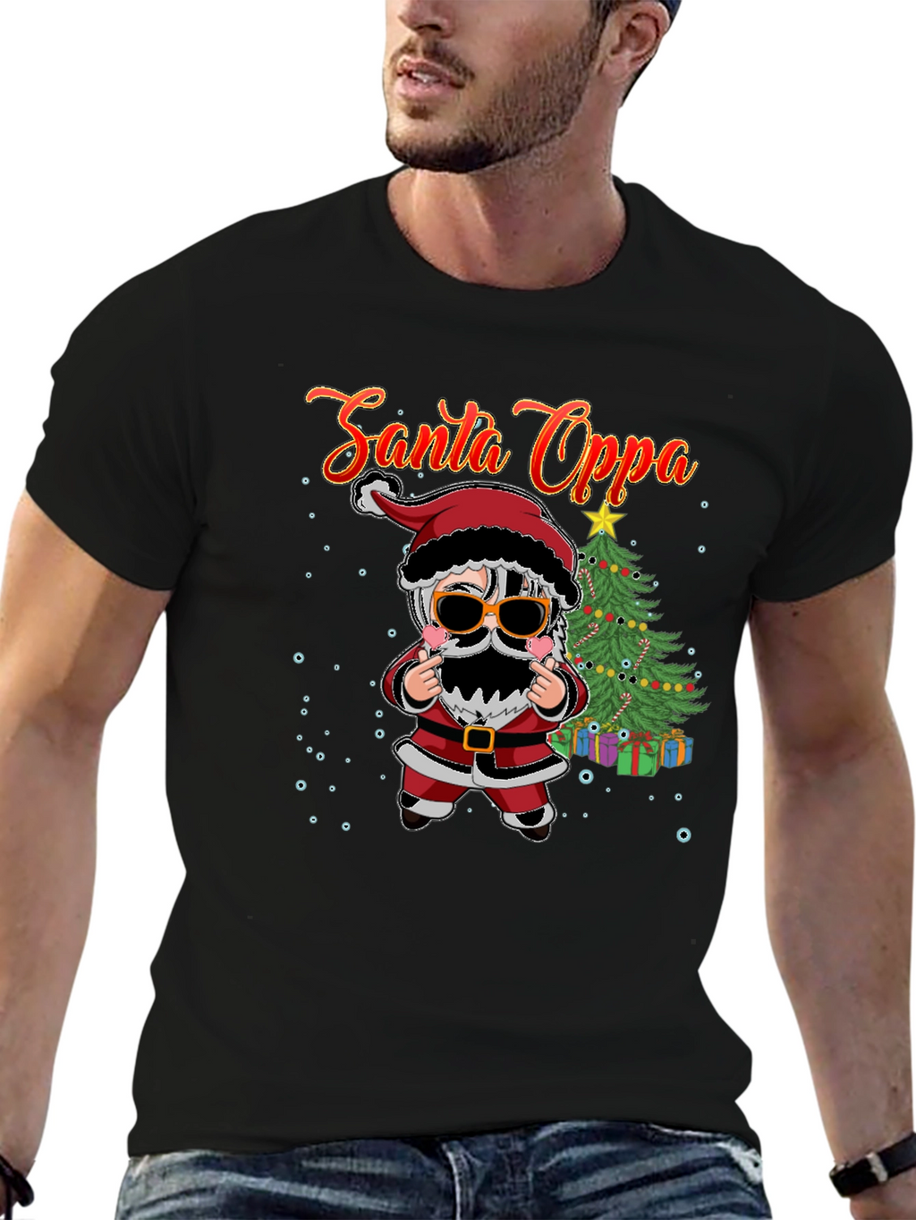 Santa Oppa T-Shirt - Holiday Style