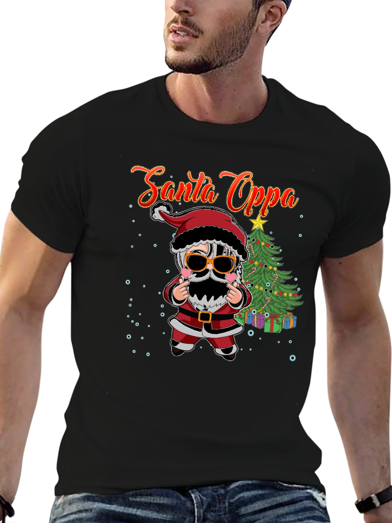 Santa Oppa T-Shirt - Holiday Style