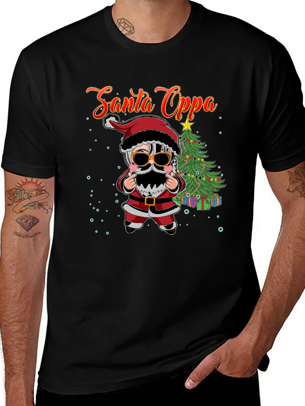 Santa Oppa T-Shirt - Holiday Style