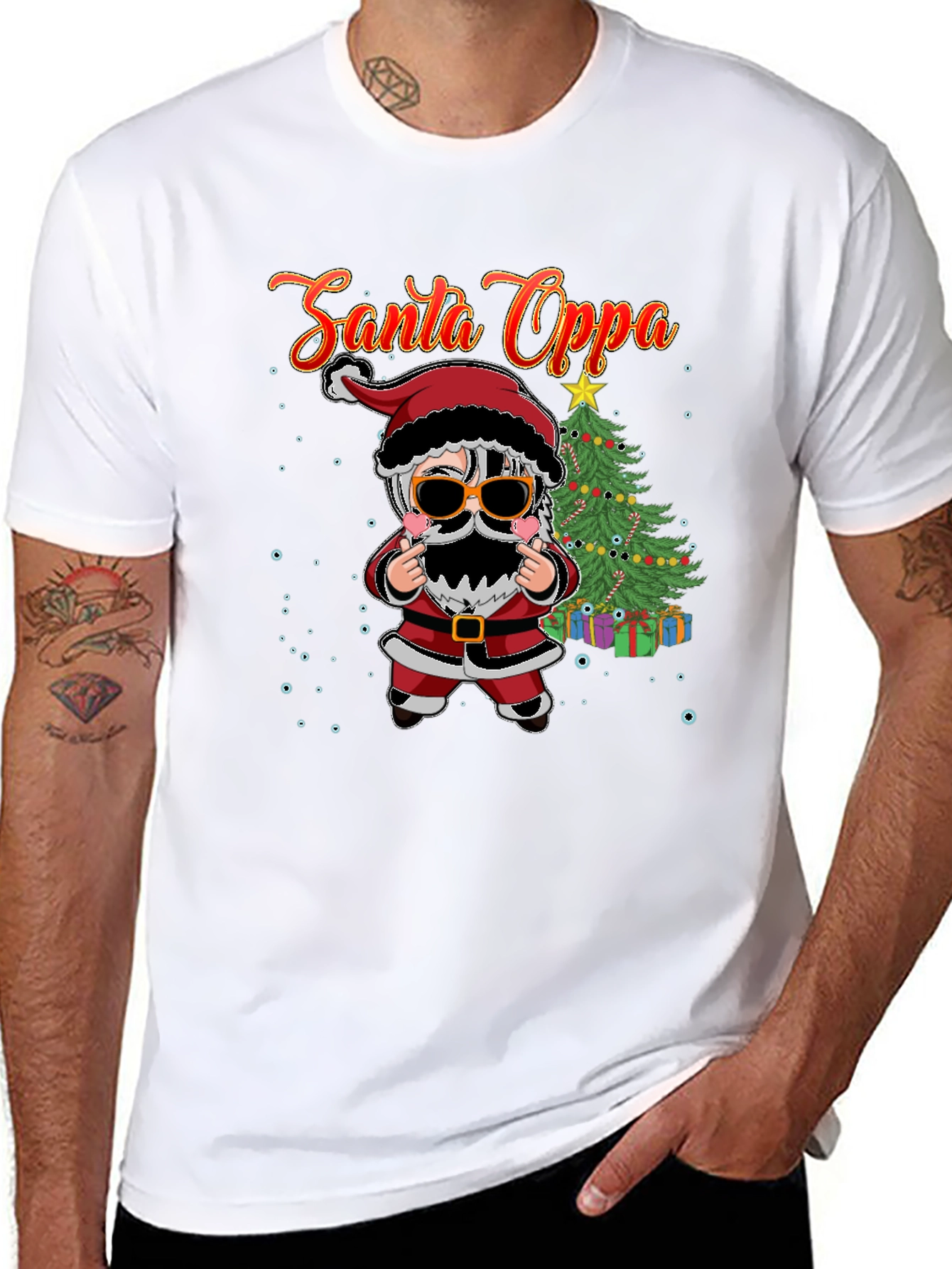 Santa Oppa T-Shirt - Holiday Style