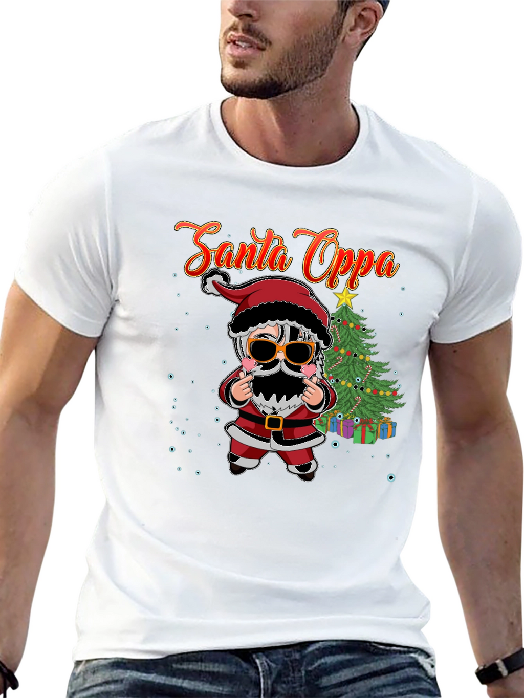 Santa Oppa T-Shirt - Holiday Style