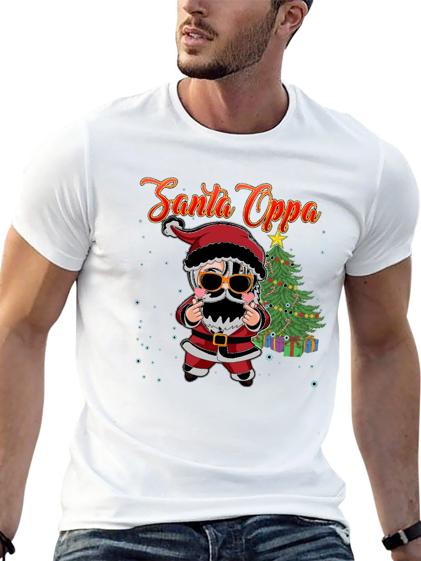 Santa Oppa T-Shirt - Holiday Style
