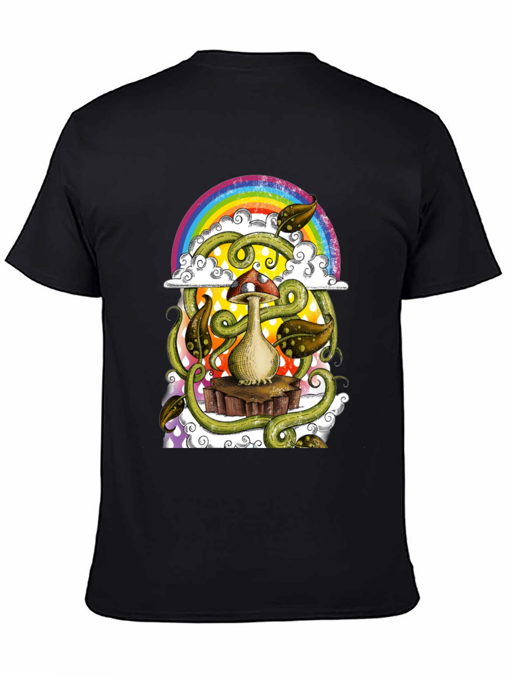Psychedelic Mushroom Rainbow T-Shirt