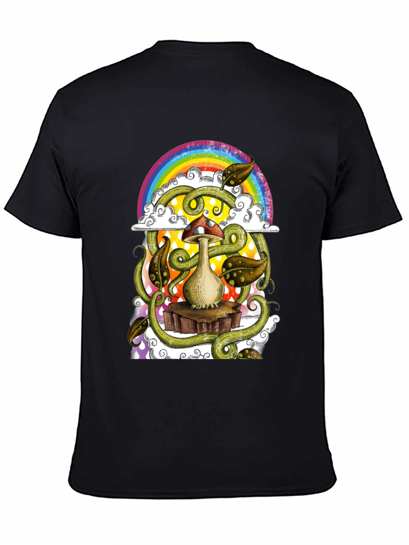 Psychedelic Mushroom Rainbow T-Shirt