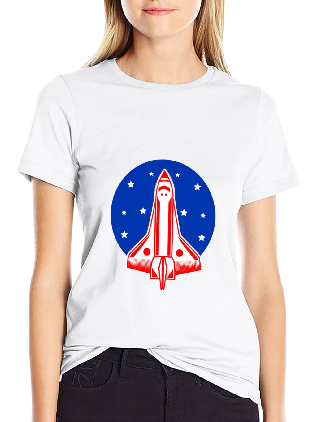 Space Shuttle Graphic Tee - Americana Design