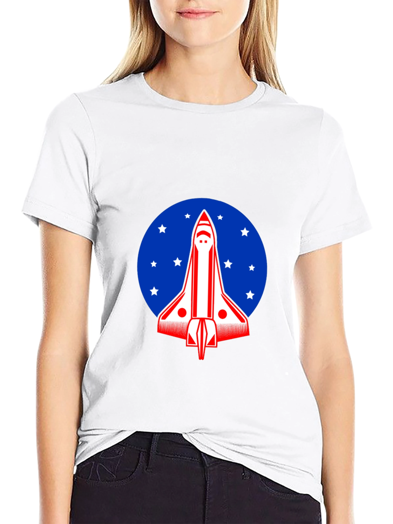 Space Shuttle Graphic Tee - Americana Design