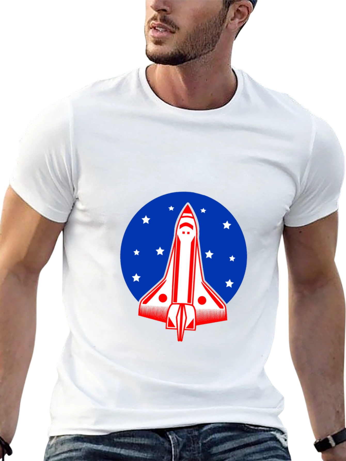 Space Shuttle Graphic Tee - Americana Design